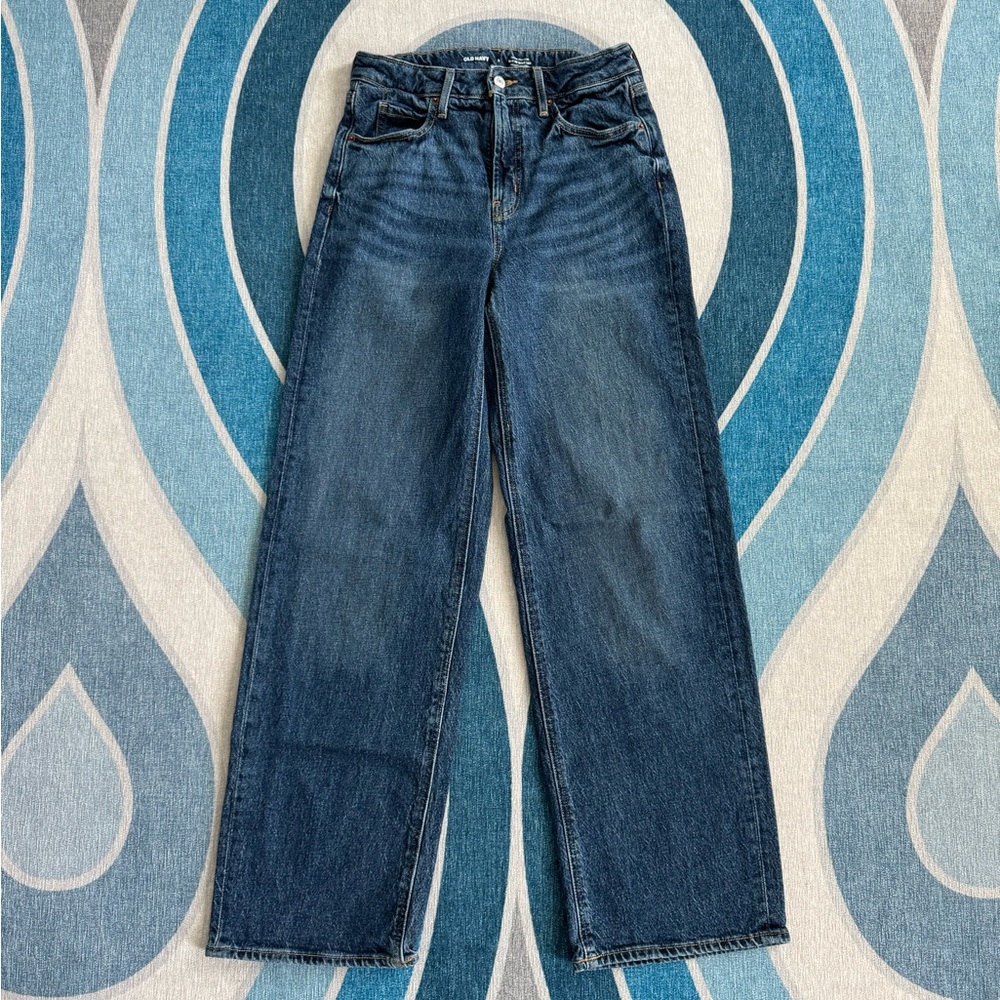 Old Navy Sky-Hi Wide Leg Jeans